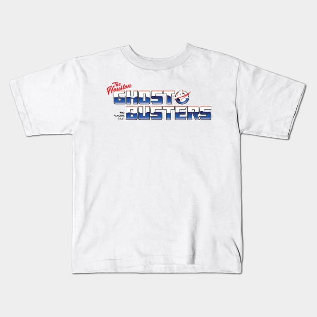 Crossing the Streams Kids T-Shirt by Houston Ghostbusters
